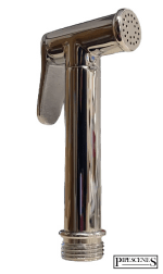 Slimline Deluxe Douche Bidet Trigger Spray Shower Head - Chrome Plated Brass