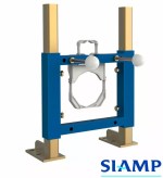 SIAMP SCU350 Short Narrow Concealed Furniture Wall Hung WC Toilet Pan Frame