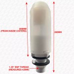 Thomas Dudley 364947 2 Gallon 9 Litre Urinal Auto Syphon | 6.25" Flush Valve for Commercial Washrooms - Image 2