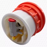 Pneumatic Air Push Toilet Push Button Dual Flush Dudley Tear Drop Type - Image 2