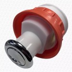 Pneumatic Air Push Toilet Push Button Dual Flush Dudley Tear Drop Type - Image 7