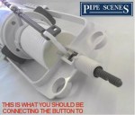 Wickes Bellante Replacement Single Flush Push Button Toilet Cistern Flush - Image 3