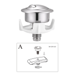 Monaco 50 Dual Flush Toilet Push Button - Image 10