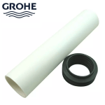 Grohe 37489 Flush Pipe and Cone Set | 45mm Inlet Pipe for Wall Hung Pan Frames | Genuine Spare