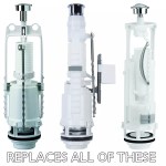 Fittings for Wickes Toilet Cistern DIY Repair Kit Complete Spare Pack Dual Flush - Image 3