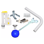 Lecico Atlas Cistern Repair Pack by Dudley | Side Entry Fill Valve & Siphon Kit | Genuine