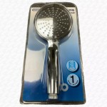Silver Easy Clean Shower Head Handset for Hard Water Areas Rub Clean 1/2" - Image 3