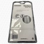 Silver Easy Clean Shower Head Handset for Hard Water Areas Rub Clean 1/2" - Image 4