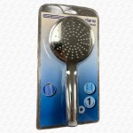 Silver Easy Clean Shower Head Handset for Hard Water Areas Rub Clean 1/2" - Image 7