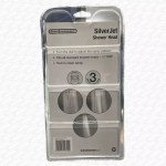 White 3 Mode Easy Clean Shower Head Handset for Hard Water Areas Rub Clean 1/2" - Image 4