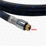 180cm Long Pull Out Shower Tap Hose Replacement | Small Ends 10mm x 15mm Connections | Spare - Image 3