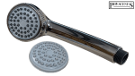 LOW PRESSURE Easy Clean Shower Head Handset for Hard Water Areas Rub Clean 1/2"
