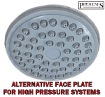 LOW PRESSURE Easy Clean Shower Head Handset for Hard Water Areas Rub Clean 1/2" - Image 4