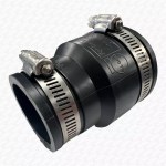 50mm x 40mm Fernco Type Flex Seal Rubber Coupler with Jubilee Clips Universal - Image 7
