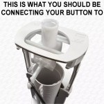 Wickes JAVA Spare Replacement White Dual Flush Toilet Push Button - Image 7