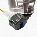 WRAS Approved Toilet Push Button Dual Flush Cistern Syphon Valve Yellow Cable - Image 5
