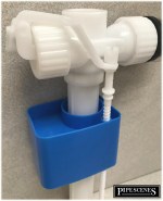 1/2" Side Entry Toilet Cistern Water Inlet Float Valve Brass Thread Silent Fill - Image 2