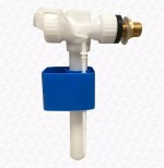 1/2" Side Entry Toilet Cistern Water Inlet Float Valve Brass Thread Silent Fill