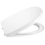 Roca Debba Round Soft Close Toilet Seat and Hinges | Genuine Replacement White Finish | A801B2200B - Image 2