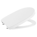 Roca Debba Round Soft Close Toilet Seat and Hinges | Genuine Replacement White Finish | A801B2200B