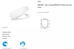 Roca Debba Round Soft Close Toilet Seat and Hinges | Genuine Replacement White Finish | A801B2200B - Image 3