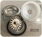 Belfast Sink Strainer Waste for Ceramic Sink with 90mm Hole Sink Plug Drain - Image 4