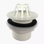 1.25" Domed Urinal Waste Urinal Bowl Drain Plastic 1 1/4" 42mm Thread