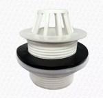 1.5" Domed Urinal Waste Urinal Bowl Drain Plastic 1 1/2" 48mm Thread