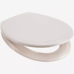 Euroshowers Cream Universal Oval Type Toilet Seat Soft Close Quick Release