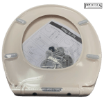 Euroshowers Cream Universal Oval Type Toilet Seat Soft Close Quick Release - Image 3