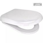 D ONE Toilet Seat Top Fix Soft Close Fits RAK Compact Tonique - Tavistock Micra