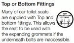 Short D SLIM Toilet Seat Top Fix Soft Close Fits RAK Compact & Tavistock Micra - Image 6