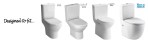 Middle D Slim Toilet Seat Soft Close Fits Vitra S50 Zentrum Roca Meridian - Image 3