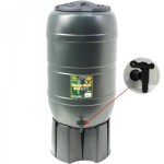 Water Butt Tap Plastic On Off Lever Water Spout Black Water Tank Barrell - Image 2