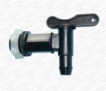 Water Butt Tap Plastic On Off Lever Water Spout Black Water Tank Barrell
