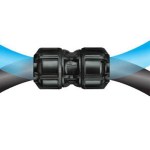 32mm Blue OR 1" Black MDPE Water Main Pipe Joiner Adapter Philmac 9144 - Image 2