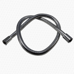 SHORT 100cm Long Shower Hose 1/2" Chrome Plated Double Tapered Interlocking