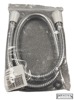 SHORT 100cm Long Shower Hose 1/2" Chrome Plated Double Tapered Interlocking - Image 3