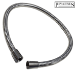 SHORT 75cm Long Shower Hose 1/2" Chrome Plated Double Tapered Interlocking