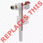 Alca Plast Side Inlet Fill Valve BRASS Thread A160P 3/8" - Image 2