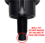 Black Toilet Push Button for Cable Operated Flush Valve Cisterns Dual Flush - Image 3