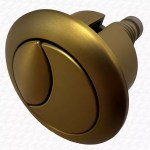 Brushed Gold Round Toilet Flush Push Button for Cistern - Image 9