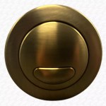 Brushed Brass / Gold Toilet Cistern Spare Button - Image 2