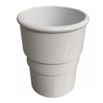 68mm White Gutter Down Pipe Joiner | Rainwater Pipe Connector