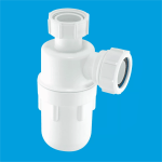 McAlpine A10 1 1/4" Fixed Bottle Trap | 32mm Basin Sink Waste with Multifit Outlet