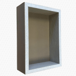 Pre-Formed Wet Room Shower Niche 350x250x100mm | Ready To Tile Recessed Wall Alcove Shelf