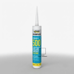 Everbuild Everflex 500+ Premium Grade Bath & Sanitary Silicone Sealant | Clear 310ml