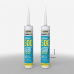 Everbuild Everflex 500+ Sanitary Silicone Sealant Clear - 295ml (Pack of 2)