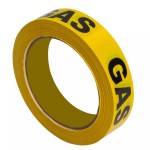 Talon GAS Pipe ID Tape Identity Tape Yellow for Copper Pipes