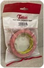 Talon HOT Water Pipe ID Tape Identity Tape Red for Copper & Plastic Pipes etc... - Image 3